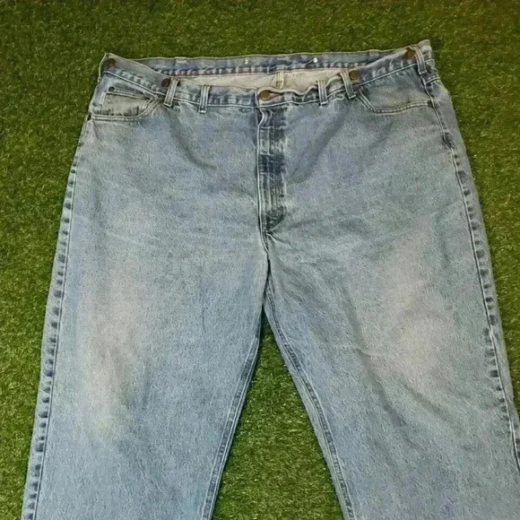 Carhartt Mens B17 Relaxed Tapered Jean 46x32 Classic Heavy Denim Rugged 4430 - Picture 3 of 10